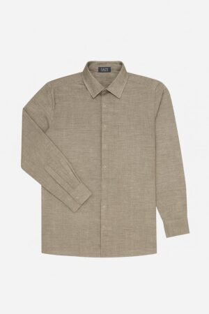 Sazi Classic Long Sleeve Shirt – Taupe
