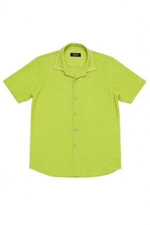 Sazi Men’s Short Sleeve Casual Shirt