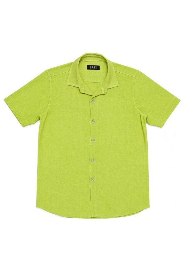 Sazi Men’s Short Sleeve Casual Shirt