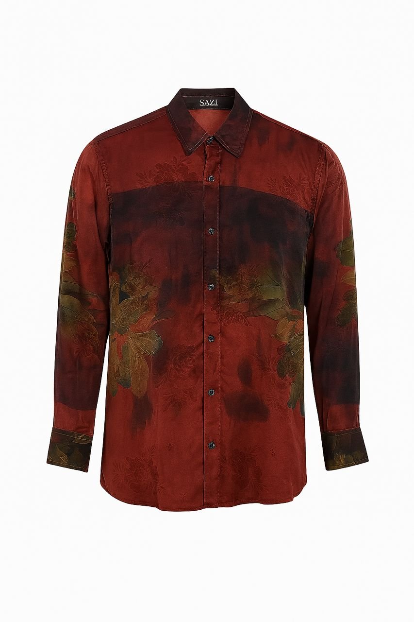 Floral Fade Long Sleeve Shirt