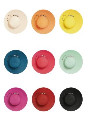 Wide Brim Sun Hat with bead