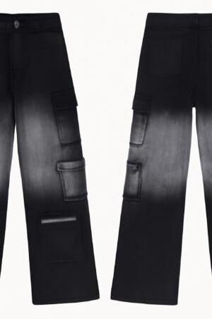 Ombre Boyfriend Cargo Jeans