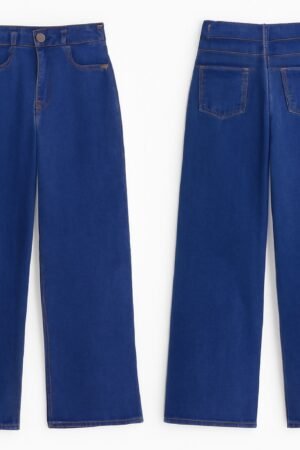 Blue Cargo Boyfriend Jeans