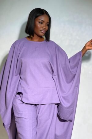 Elegant Women’s Flowing Sleeve 2-Piece Set