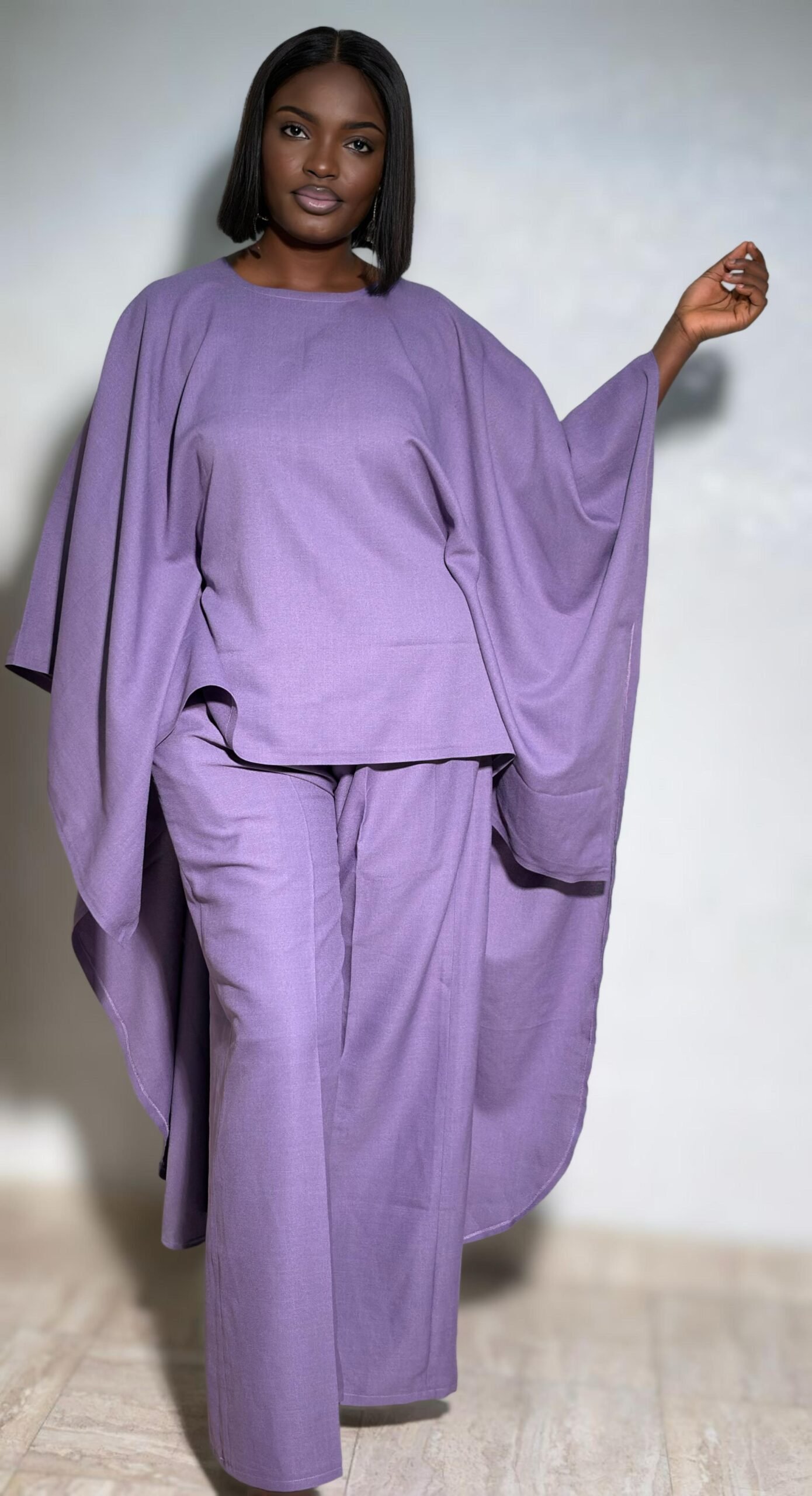 Elegant Women’s Flowing Sleeve 2-Piece Set - Image 2