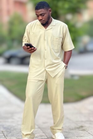 Men's Relaxed Fit 2-Piece Short Sleeve Set