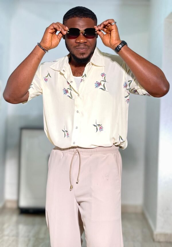 Sazi Vintage Botanical Shirt & Rigs Pant Set - Image 4